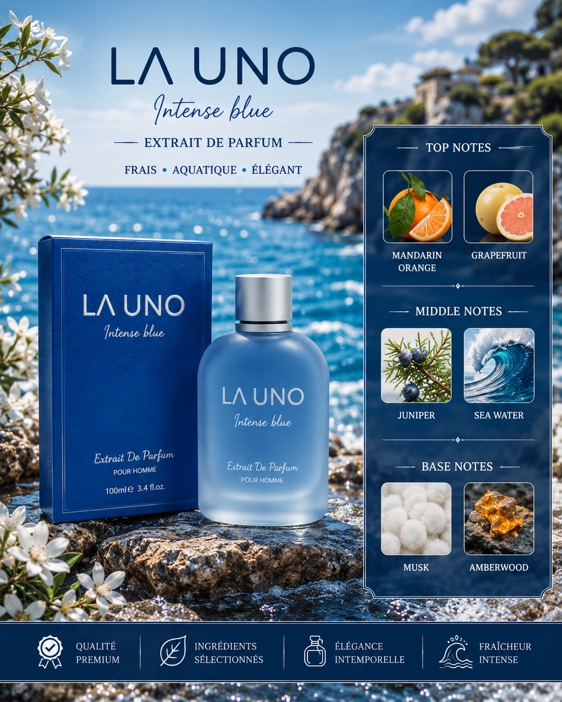 La Uno Intense Blue